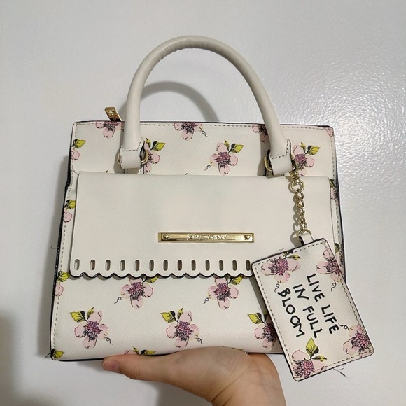 Betsey Johnson Handbags - BETSEY JOHNSON Live Life In Full Bloom purse with attached wallet